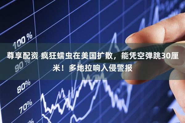 尊享配资 疯狂蠕虫在美国扩散，能凭空弹跳30厘米！多地拉响入侵警报
