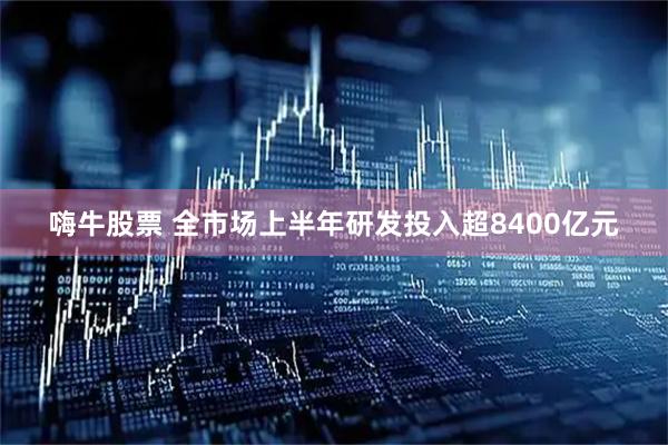 嗨牛股票 全市场上半年研发投入超8400亿元